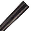 江戸木箸 八角縞黒檀・中