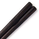 江戸木箸 納豆箸縞黒檀