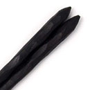 江戸木箸 手彫り縞黒檀・大