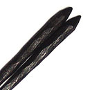 江戸木箸 手彫り縞黒檀・中