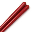 江戸木箸 八角上塗 赤・中